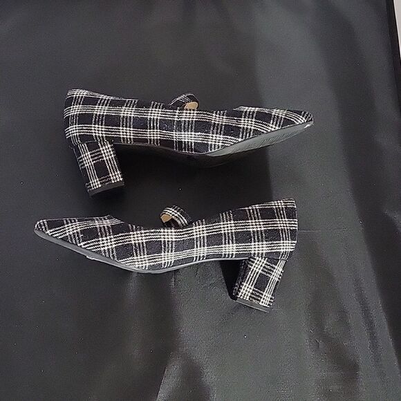 ALEX MARIE BLOCK MARIE JANE ADJUSTABLE BUCK STRAPS CLOUSURE POINTED TOE SHOES - Picture 13 of 16